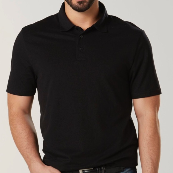 Structure Black Polo Shirt New! - Picture 1 of 4
